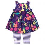 Deux par Deux - Ensemble robe et legging Going bananas