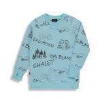 BIRDZ - Chalet Sweat Bleu Pâle