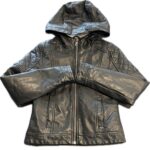 Espace deuxième vie - Manteau en cuir On s'en fout des Garçons 8 ans