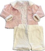 Espace deuxième vie - Ensemble, Veste à boutons en laine sans capuchon, chandail manche longue et pantalon B.T.Kids 24 mois