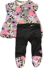 Espace deuxième vie - Ensemble, Robe manche courte et legging Nano 6 mois