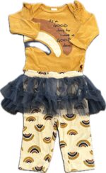 Espace deuxième vie - Ensemble, Cache-couche manche longue et legging PL Baby 3 mois