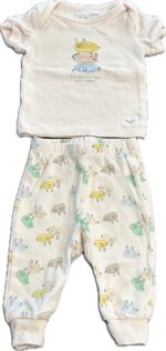 Espace deuxième vie - Ensemble, T-Shirt et pantalon GagouTagou 3 mois