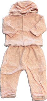 Espace deuxième vie - Ensemble, Veste à boutons avec capuchon et pantalon Gap 3-6 mois