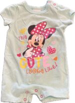 Espace deuxième vie - Barboteuse manche courte DisneyBaby 0-3 mois
