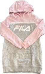 Espace deuxième vie - Robe-Hoodie avec capuchon Fila 7-8 ans