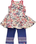 Espace deuxième vie - Ensemble, Tunique sans manche et legging 3/4 Nano 2 ans