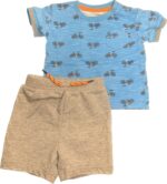 Espace deuxième vie - Ensemble, T-Shirt et Short George. 3-6 mois