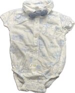 Espace deuxième vie - Cache-Couche Chemise manche courte avec Noeud papillon Carter’s 9 mois