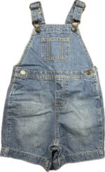 Espace deuxième vie - Salopette-Short en jeans George. 18-24 mois