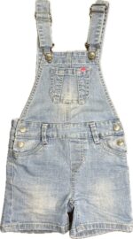 Espace deuxième vie - Salopette-Short en jeans Nano 3 ans