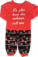 Espace deuxième vie - Pyjama deux-pièces avec pantalon en polar Tag 18 mois