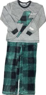 Espace deuxième vie - Pyjama deux-pièces avec pantalon en polar Romy&Aksel 6 ans