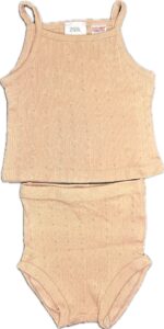 Espace deuxième vie - Ensemble, Camisole et culotte Zara 3-6 mois