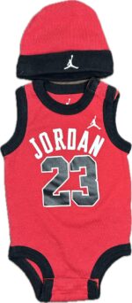 Espace deuxième vie - Ensemble, Cache-couche sans manche et tuque Jordan 0-6 mois