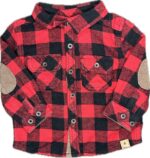 Espace deuxième vie - Chemise manche longue Canadiana 6-12 mois