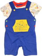 Espace deuxième vie - Ensemble, T-Shirt et Salopette-Short Cocomelon 18 mois