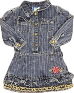 Espace deuxième vie - Robe manche longue en jeans Kaboo 12 mois