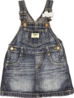 Espace deuxième vie - Salopette-Jupe en jeans OshKosh 24 mois