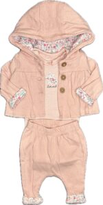 Espace deuxième vie - Ensemble, Veste à boutons, Cache-couche manche courte et pantalon Carter's Prématuré