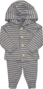 Espace deuxième vie - Ensemble, Chandail manche longue avec capuchon et pantalon Carter's 3 mois