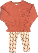 Espace deuxième vie - Ensemble, Chandail manche longue et Legging Miles the Label 12 mois