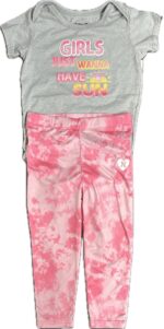 Espace deuxième vie - Ensemble, Cache-couche manche courte et Legging Hurley 24 mois
