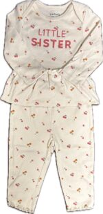 Espace deuxième vie - Ensemble, Cache-couche manche longue et legging Carter's 6-9 mois